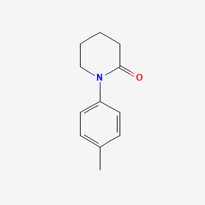 molecular formula C12H15NO B8805552 1-P-Tolyl-piperidin-2-one 