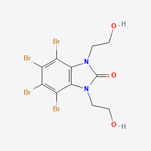 B8805585 4,5,6,7-Tetrabromo-1,3-dihydro-1,3-bis(2-hydroxyethyl)-2H-benzimidazol-2-one CAS No. 56315-67-4