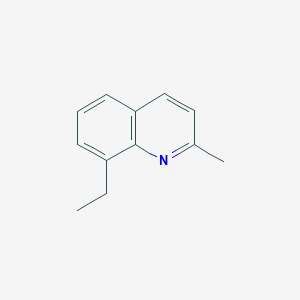 molecular formula C12H13N B8805613 8-Ethyl-2-methylquinoline CAS No. 72804-93-4