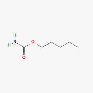 molecular formula C6H13NO2 B8805617 Pentyl carbamate CAS No. 638-42-6