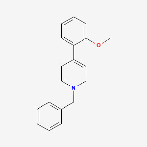 molecular formula C19H21NO B8805727 1-Benzyl-4-(2-methoxyphenyl)-1,2,3,6-tetrahydropyridine 