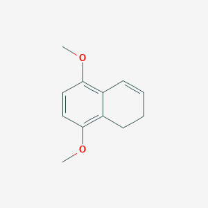 molecular formula C12H14O2 B8805915 5,8-Dimethoxy-1,2-dihydronaphthalene CAS No. 55077-80-0