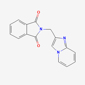 molecular formula C16H11N3O2 B8805933 2-(imidazo[1,2-a]pyridin-2-ylmethyl)-1H-isoindole-1,3(2H)-dione 