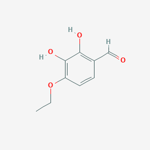 molecular formula C9H10O4 B8805987 4-Ethoxy-2,3-dihydroxybenzaldehyde CAS No. 757995-98-5