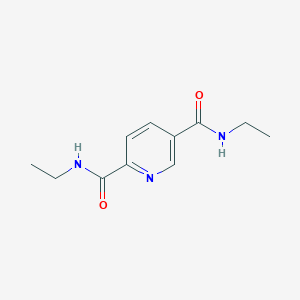 molecular formula C11H15N3O2 B8805991 N,N'-diethylpyridine-2,5-dicarboxamide CAS No. 117517-21-2