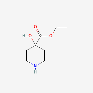 molecular formula C8H15NO3 B8806027 Ethyl 4-hydroxypiperidine-4-carboxylate 