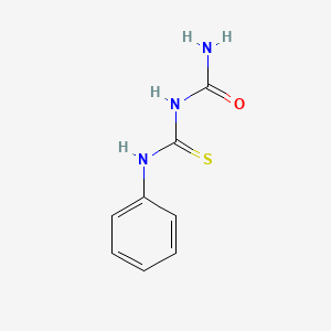 molecular formula C8H9N3OS B8806117 1-Phenyl-2-thiobiuret CAS No. 53555-72-9