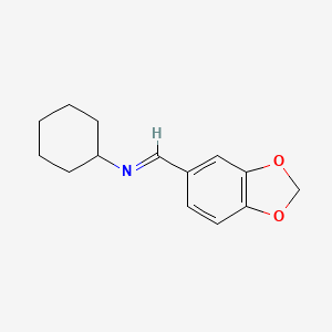 N-Cyclohexyl-1,3-benzodioxole-5-methaneimine