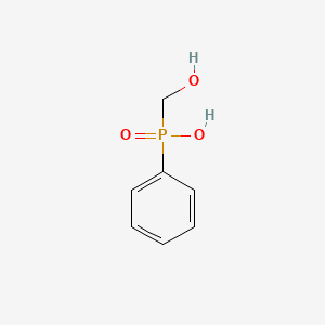 molecular formula C7H9O3P B8806135 Hydroxymethylphenylphosphinic acid CAS No. 61451-78-3