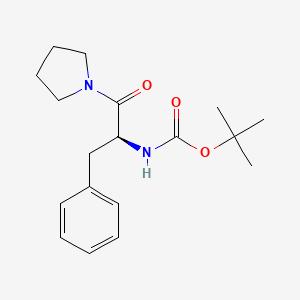 (S)-[2-Oxo-1-(phenylmethyl)-2-(1-pyrrolidinyl)ethyl]-carbamic acid 1,1-dimethylethyl ester