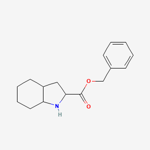molecular formula C16H21NO2 B8806197 Benzyl octahydro-1h-indole-2-carboxylate CAS No. 82717-90-6