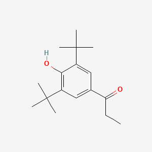 2,6-Bis(1,1-dimethylethyl)-4-(1-oxopropyl)phenol