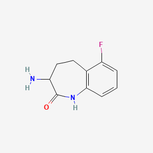 3-Amino--6-fluoro-1H,3H,4H,5H-benzo[f]azepin-2-one