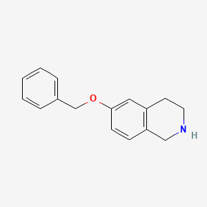 molecular formula C16H17NO B8806310 6-(Benzyloxy)-1,2,3,4-tetrahydroisoquinoline 