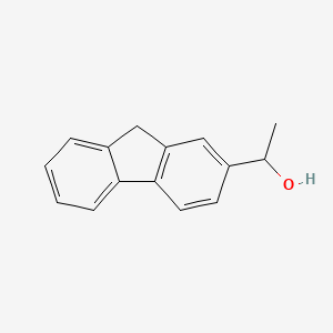 molecular formula C15H14O B8806392 1-(9h-Fluoren-2-yl)ethanol CAS No. 20371-86-2