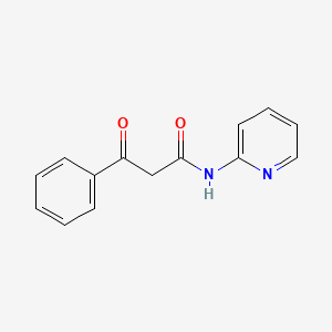 molecular formula C14H12N2O2 B8806405 3-Oxo-3-phenyl-N-pyridin-2-yl-propionamide CAS No. 16054-92-5