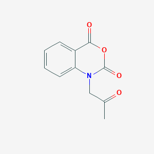 molecular formula C11H9NO4 B8806449 1-(2-oxopropyl)-2,4-dihydro-1H-3,1-benzoxazine-2,4-dione 