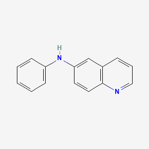 molecular formula C15H12N2 B8806470 N-Phenylquinolin-6-amine CAS No. 70682-98-3