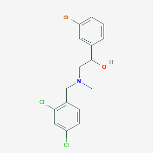 1-(3-Bromophenyl)-2-((2,4-dichlorobenzyl)(methyl)amino)ethanol