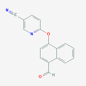 6-((4-Formylnaphthalen-1-yl)oxy)nicotinonitrile