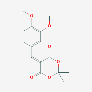 5-(3,4-Dimethoxybenzylidene)-2,2-dimethyl-1,3-dioxane-4,6-dione