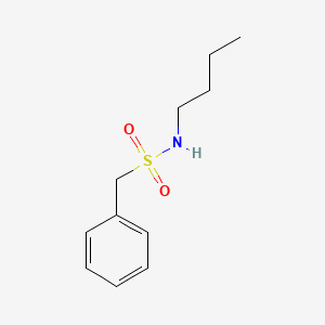 molecular formula C11H17NO2S B8806531 N-butyl-1-phenylmethanesulfonamide 