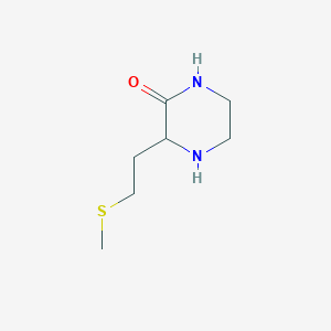 3-[2-(Methylsulfanyl)ethyl]piperazin-2-one