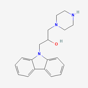1-Carbazol-9-yl-3-piperazin-1-yl-propan-2-ol