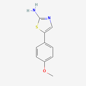 molecular formula C10H10N2OS B8806604 5-(4-Methoxyphenyl)thiazol-2-amine 