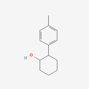 molecular formula C13H18O B8806664 2-(4-Methylphenyl)cyclohexan-1-ol 