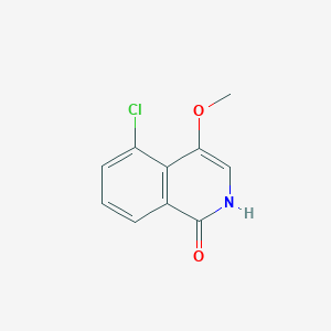 molecular formula C10H8ClNO2 B8806802 5-Chloro-4-methoxyisoquinolin-1(2H)-one 