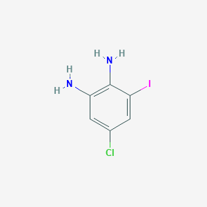 B8806867 5-Chloro-3-iodobenzene-1,2-diamine CAS No. 153505-43-2