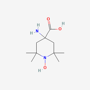 4-Amino-1-hydroxy-2,2,6,6-tetramethyl-4-piperidinecarboxylic acid
