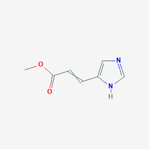 molecular formula C7H8N2O2 B8806984 3-(1H-imidazol-5-yl)-2-propenoic acid methyl ester 