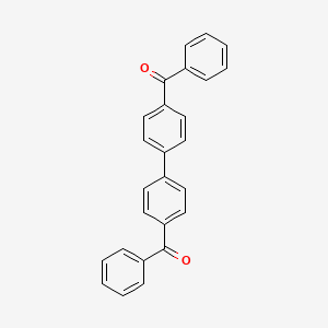 molecular formula C26H18O2 B8806989 [4-(4-Benzoylphenyl)phenyl](phenyl)methanone CAS No. 33090-29-8