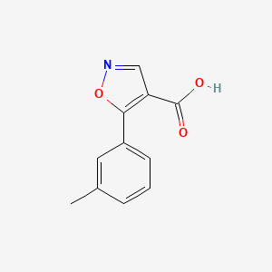 molecular formula C11H9NO3 B8807026 5-(3-Methylphenyl)-1,2-oxazole-4-carboxylic acid CAS No. 887408-11-9