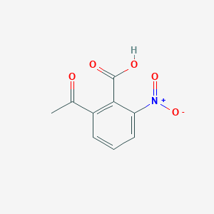 molecular formula C9H7NO5 B088071 2-乙酰基-6-硝基苯甲酸 CAS No. 13619-70-0