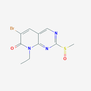 6-Bromo-8-ethyl-2-methylsulfinylpyrido[2,3-d]pyrimidin-7-one