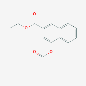 Ethyl 4-acetoxynaphthalene-2-carboxylate