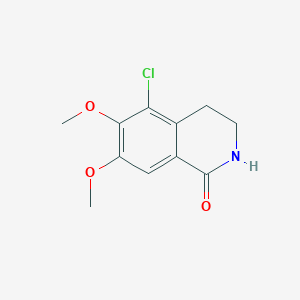 5-Chloro-6,7-dimethoxy-3,4-dihydroisoquinolin-1(2H)-one
