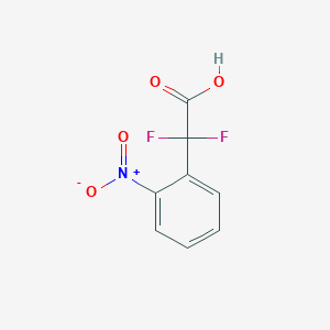 molecular formula C8H5F2NO4 B8807485 2,2-Difluoro-2-(2-nitrophenyl)acetic acid 