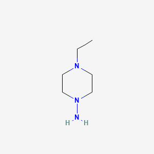 molecular formula C6H15N3 B8807509 4-Ethylpiperazin-1-amine CAS No. 34924-93-1
