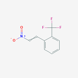 molecular formula C9H6F3NO2 B8807546 1-(2-Nitroethenyl)-2-(trifluoromethyl)benzene 