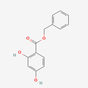 molecular formula C14H12O4 B8807554 Benzyl 2,4-dihydroxybenzoate 