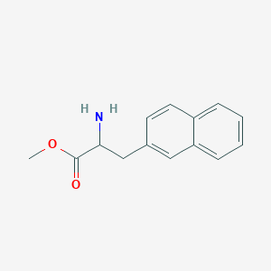 molecular formula C14H15NO2 B8807559 Methyl 2-amino-3-(naphthalen-2-yl)propanoate CAS No. 136282-47-8