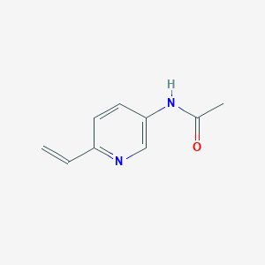 molecular formula C9H10N2O B8807574 N-(6-vinylpyridin-3-yl)acetamide CAS No. 1259929-70-8