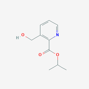molecular formula C10H13NO3 B8807599 Propan-2-yl 3-(hydroxymethyl)pyridine-2-carboxylate CAS No. 118892-74-3