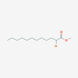 molecular formula C13H25BrO2 B8807621 Methyl 2-bromododecanoate CAS No. 617-60-7