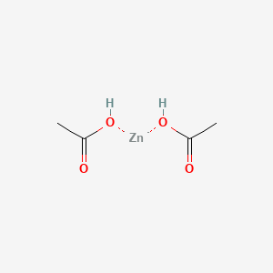 molecular formula C4H8O4Zn B8807649 Zincacetate 