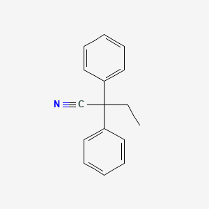 molecular formula C16H15N B8807758 2,2-Diphenylbutyronitrile CAS No. 5558-68-9